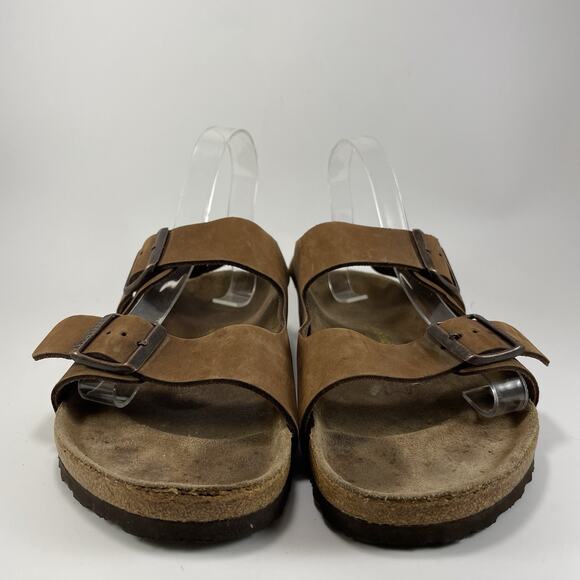 Birkenstock Milano Back Strap Sandals Womens Size 41 US 10-10.5 Brown Leather - Picture 2 of 11
